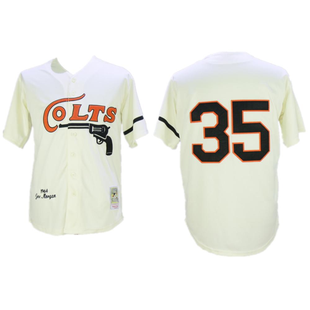 Houston Colts Joe Morgan Cream 1964 Throwback Jersey