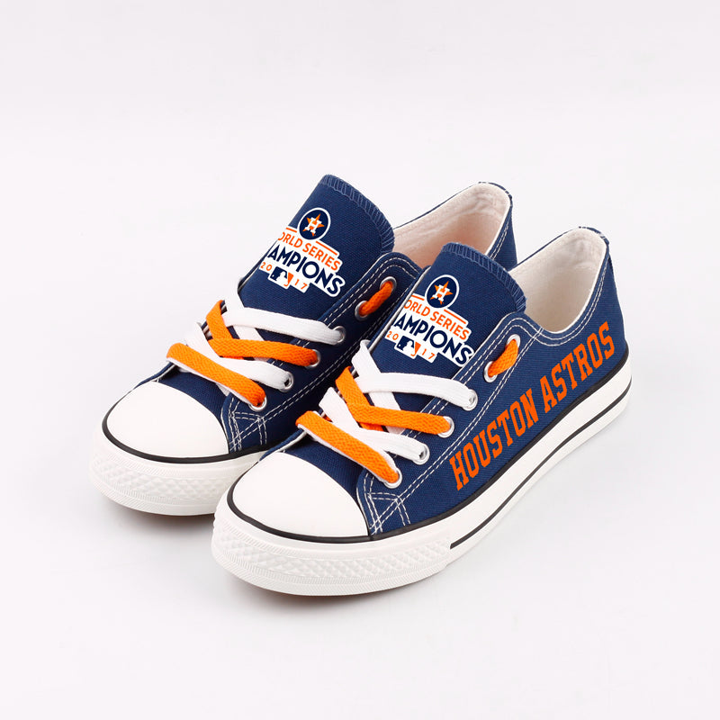 Houston Astros Limited Print Low Top Canvas Shoes Sport Sneakers For Men Women Fans