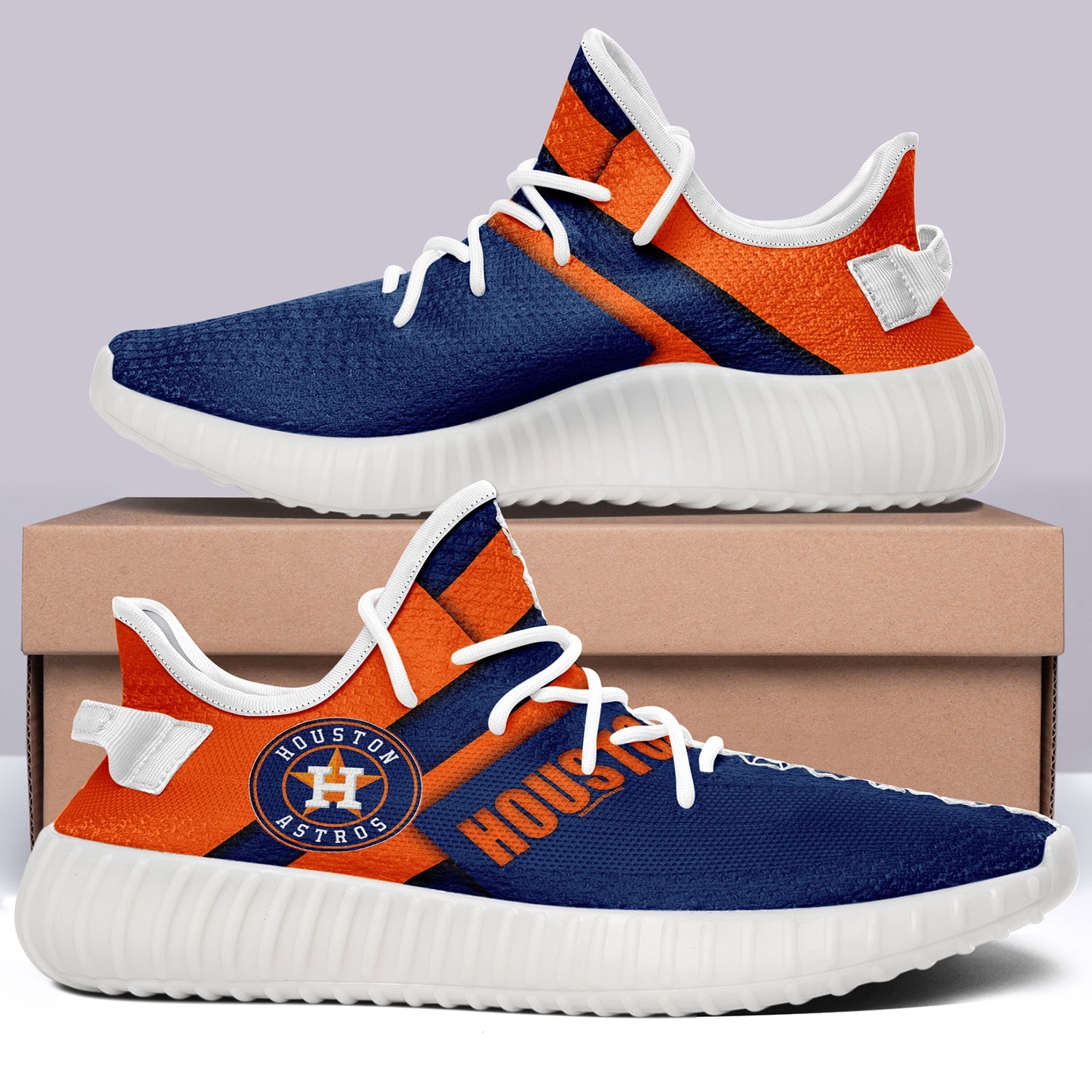 Houston Astros NFL 350v Yeezy Sneakers For Men Women Fans