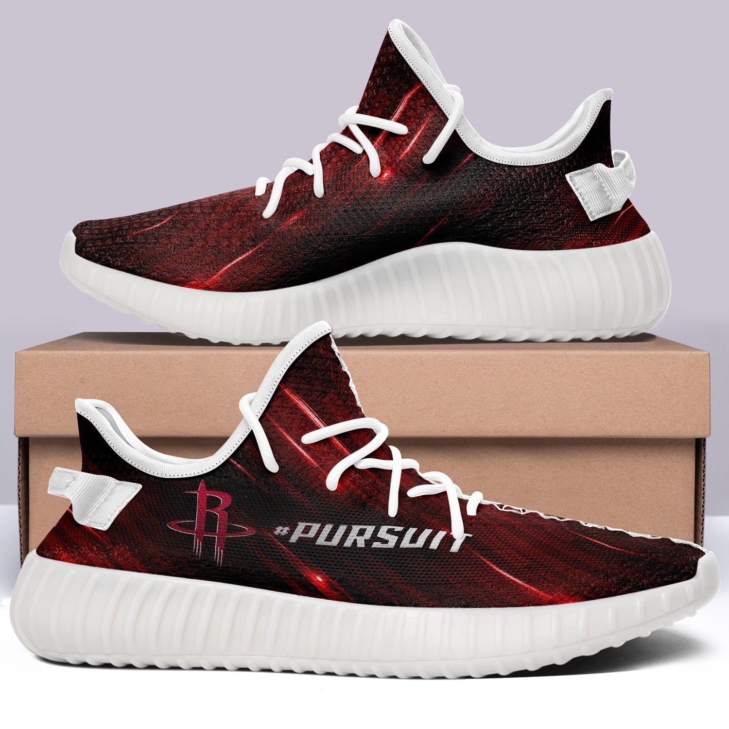 Houston Rockets NBA 350v Yeezy Sneakers For Men Women Fans