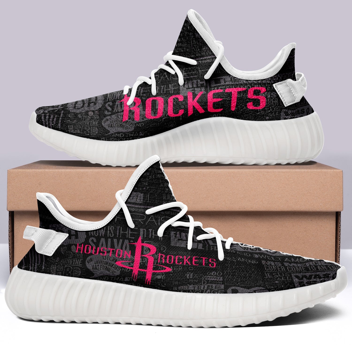 Houston Rockets NBA 350v Yeezy Sneakers For Men Women Fans