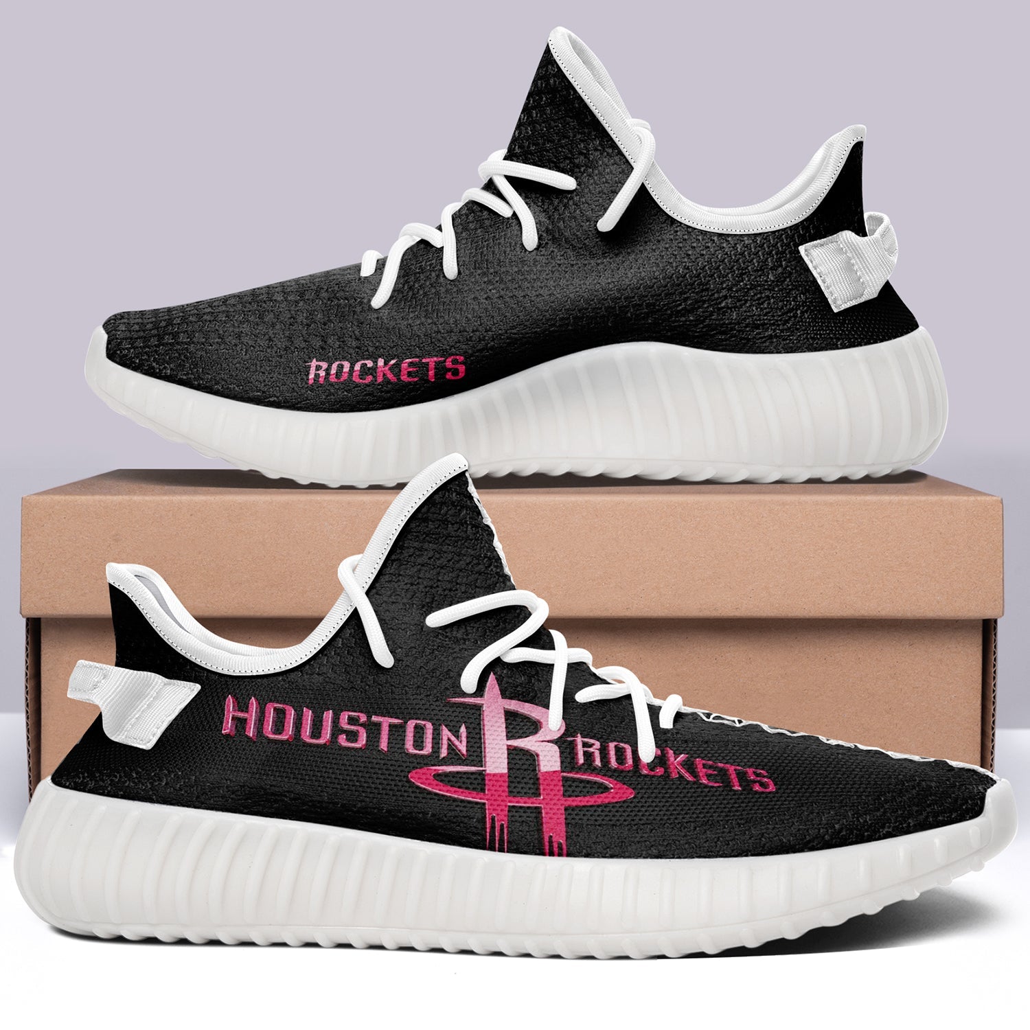 Houston Rockets NBA 350v Yeezy Sneakers For Men Women Fans