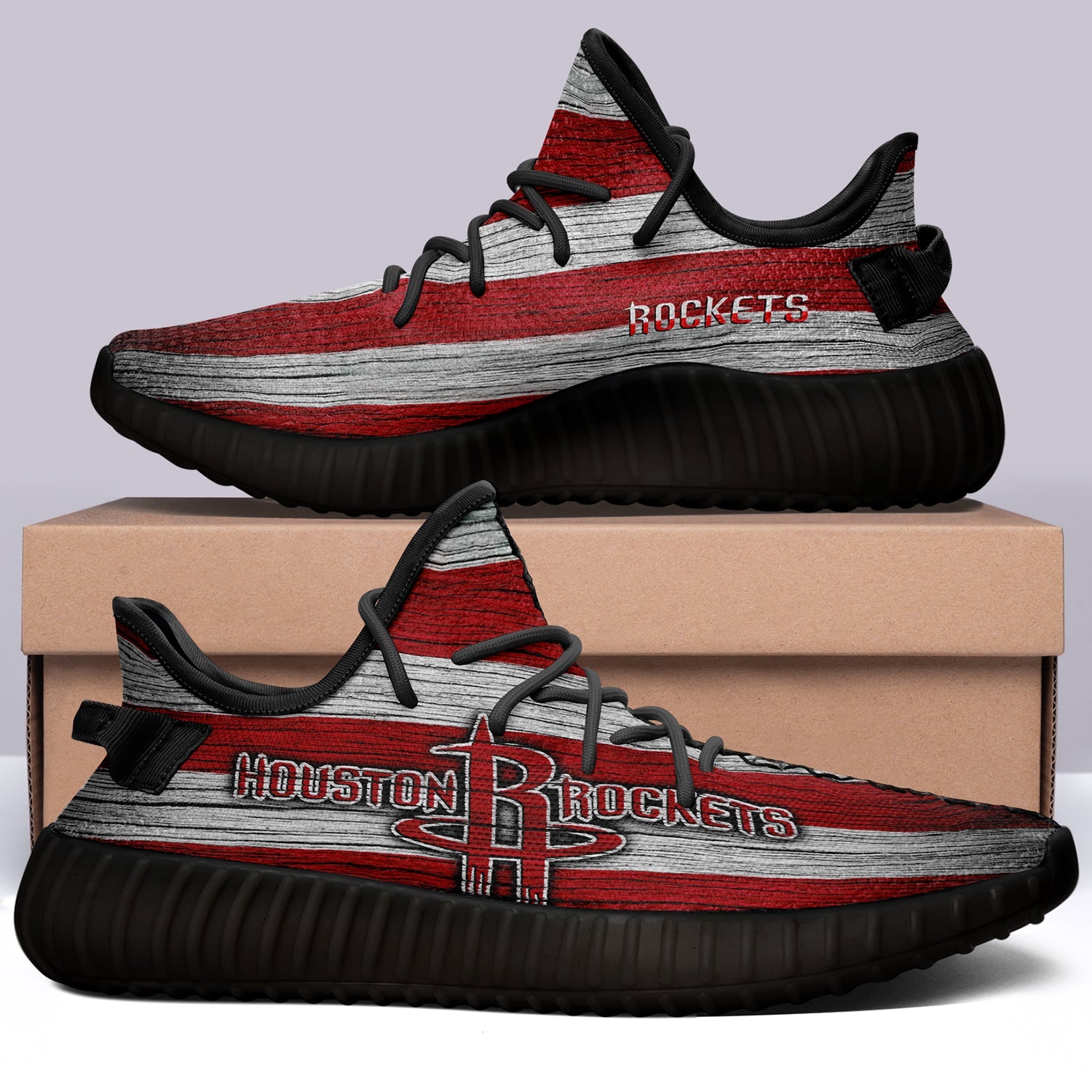 Houston Rockets NBA 350v Yeezy Sneakers For Men Women Fans