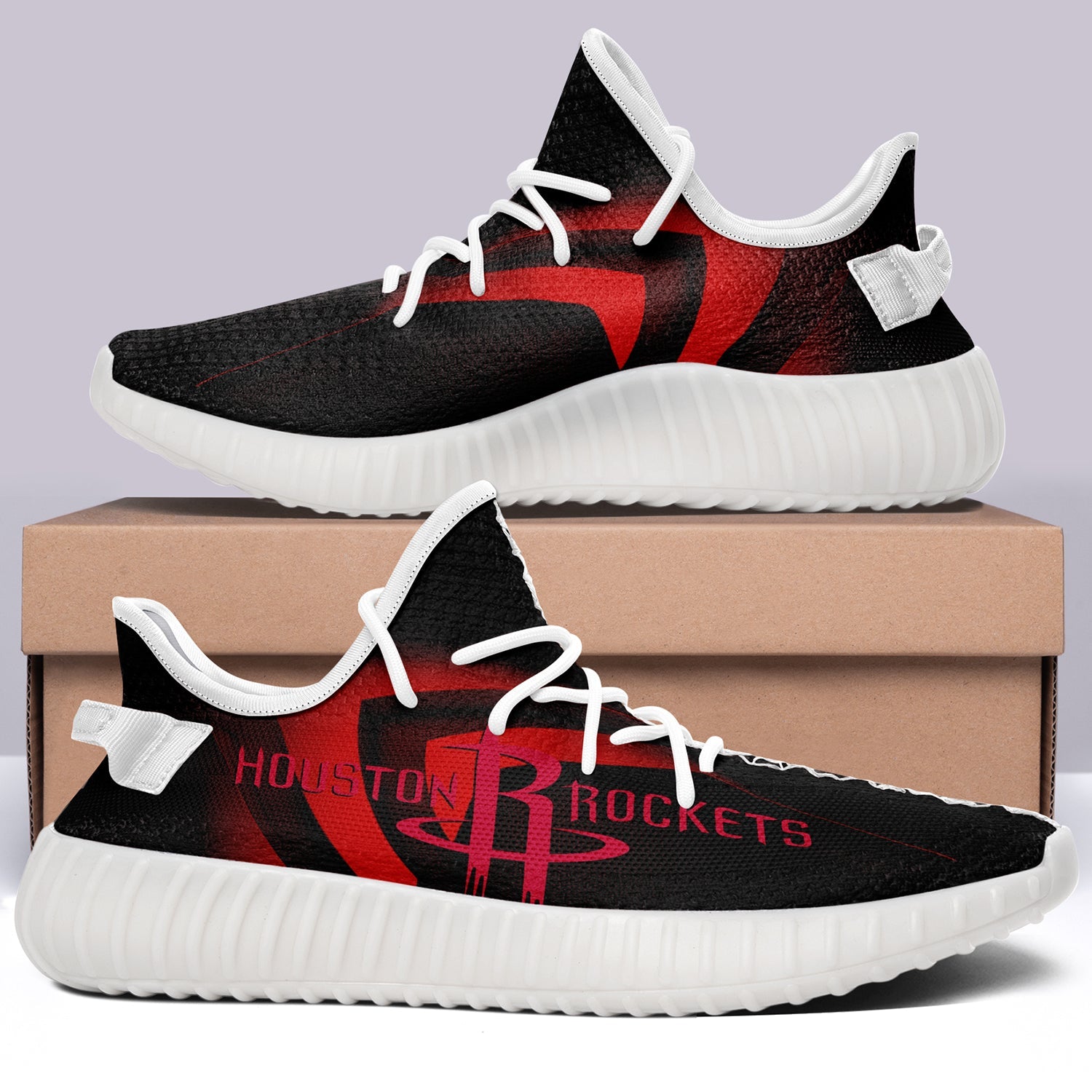 Houston Rockets NBA 350v Yeezy Sneakers For Men Women Fans