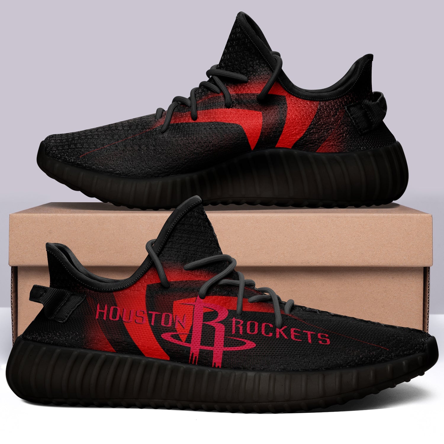 Houston Rockets NBA 350v Yeezy Sneakers For Men Women Fans