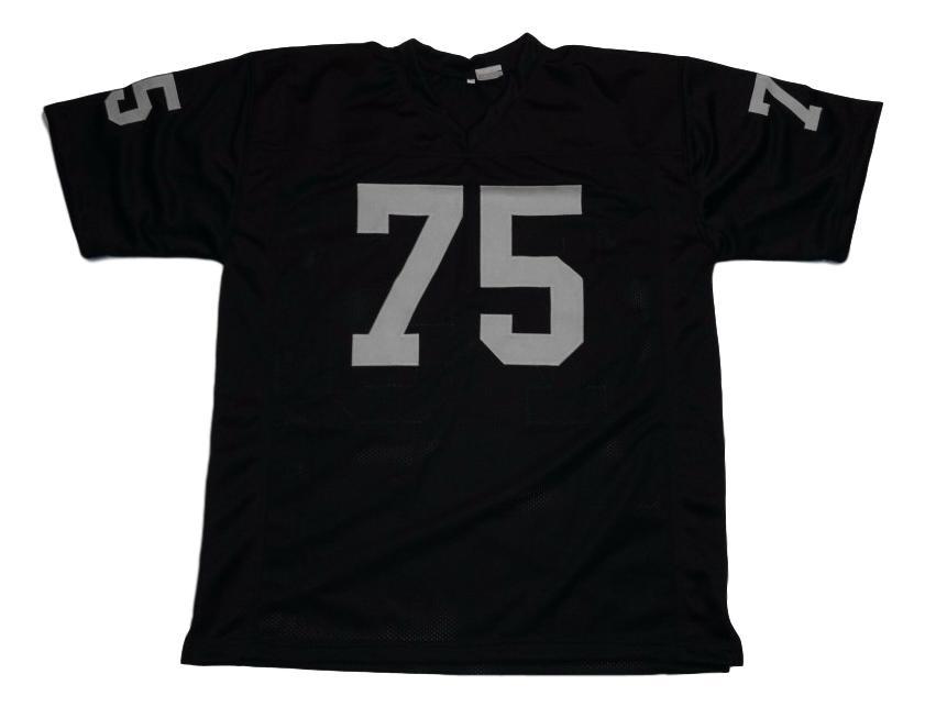 Howie Long Jersey #75 Custom Unsigned Football Stitched Black