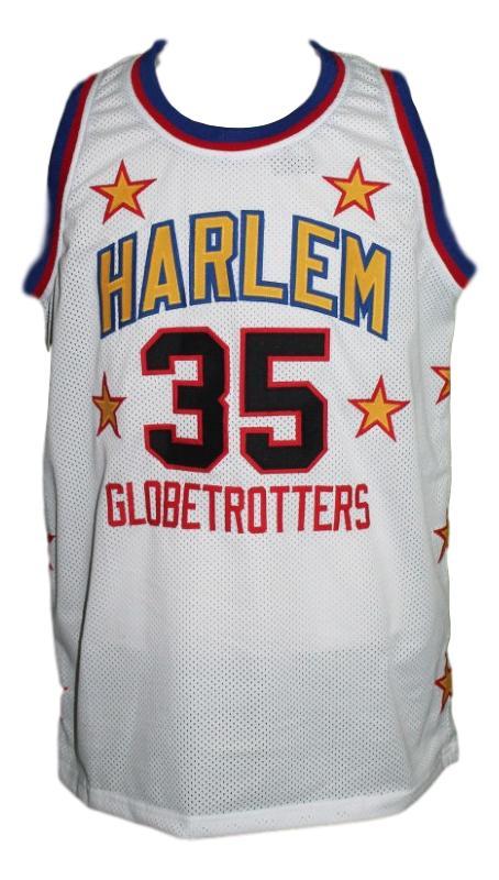 Huber Geese Ausbie Jersey #35 Harlem Globetrotters Basketball White