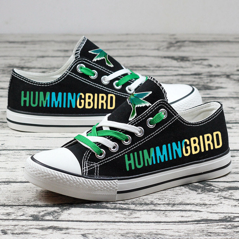 Hummingbird Canvas Sneakers Shoes For Men Women Fans