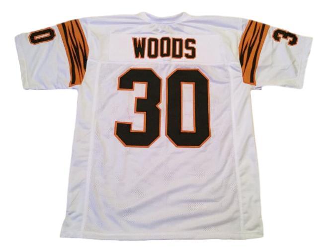 Ickey Woods Jersey #30 Custom Unsigned Football Stitched White