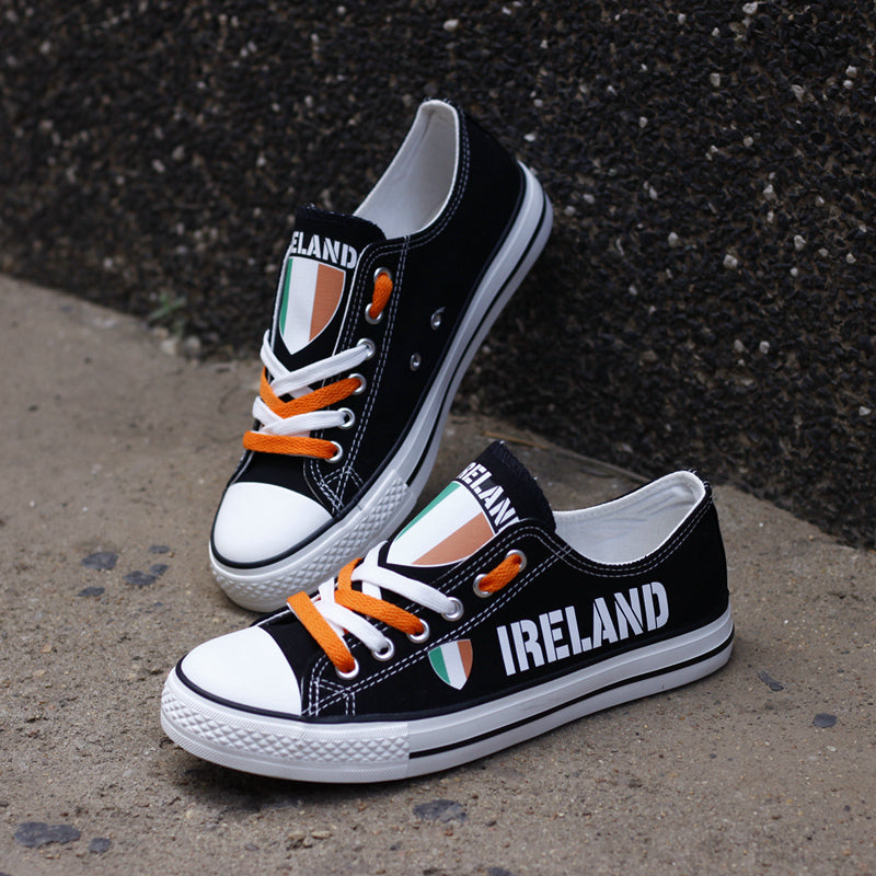 Ireland Canvas Sneakers Shoes For Men Women Fans