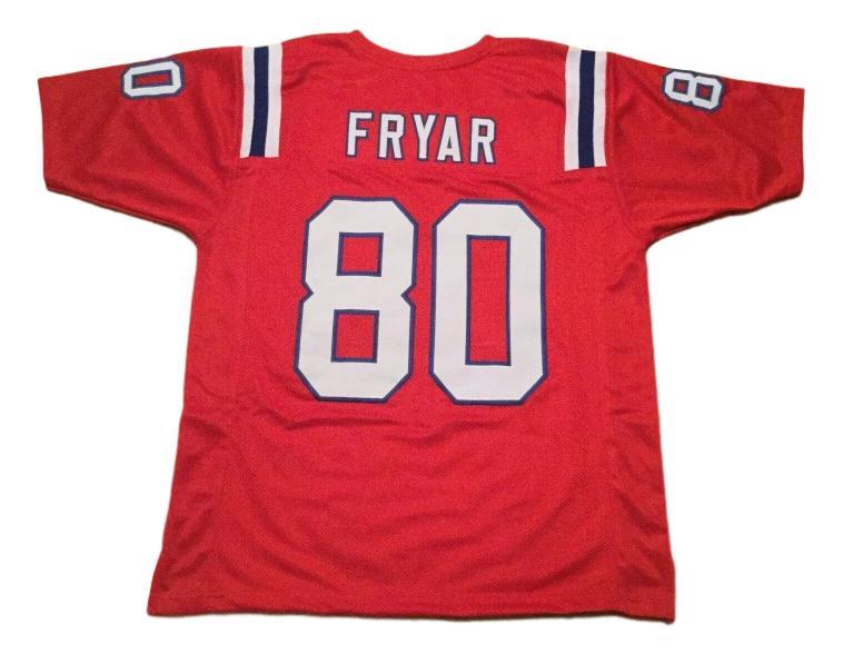 Irving Fryar Jersey #80 Custom Unsigned Football Stitched Red