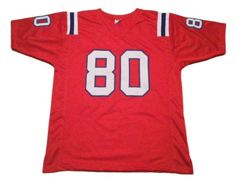 Irving Fryar Jersey #80 Custom Unsigned Football Stitched Red