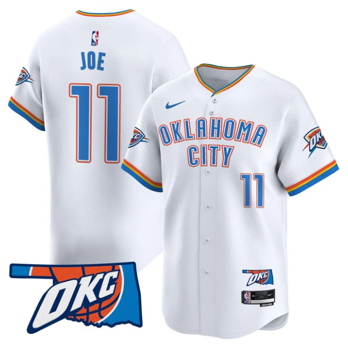 Isaiah Joe Jersey #11 Oklahoma City Thunder Vapor Baseball Stitched Association