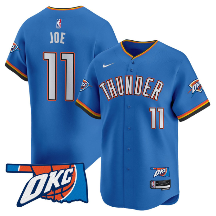 Isaiah Joe Jersey #11 Oklahoma City Thunder Vapor Baseball Stitched Icon