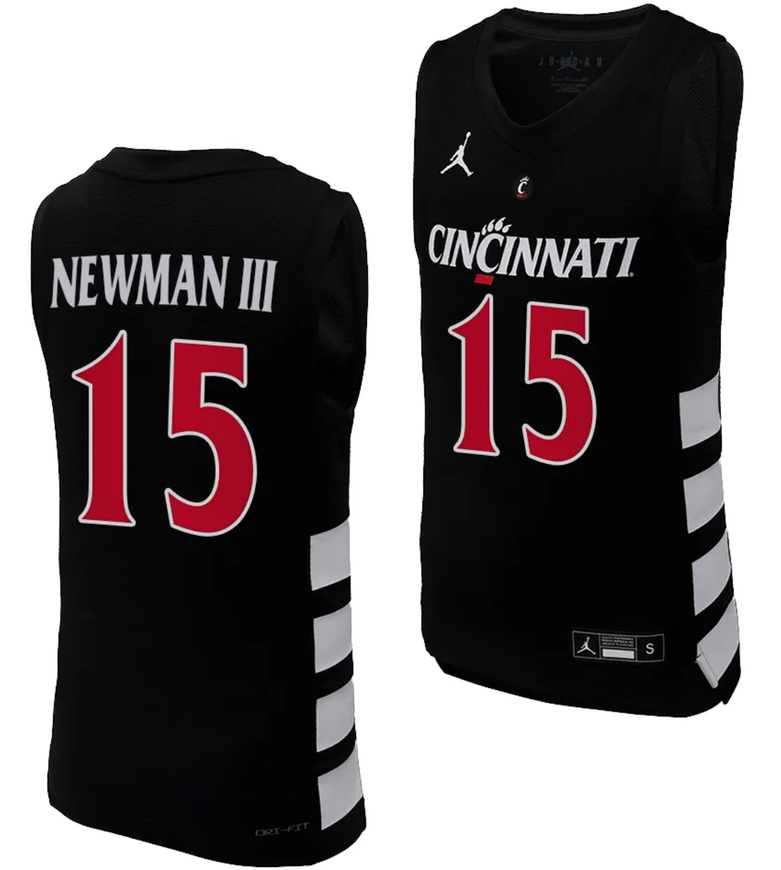 John Newman III Jersey #15 Cincinnati Bearcats College Basketball Replica
