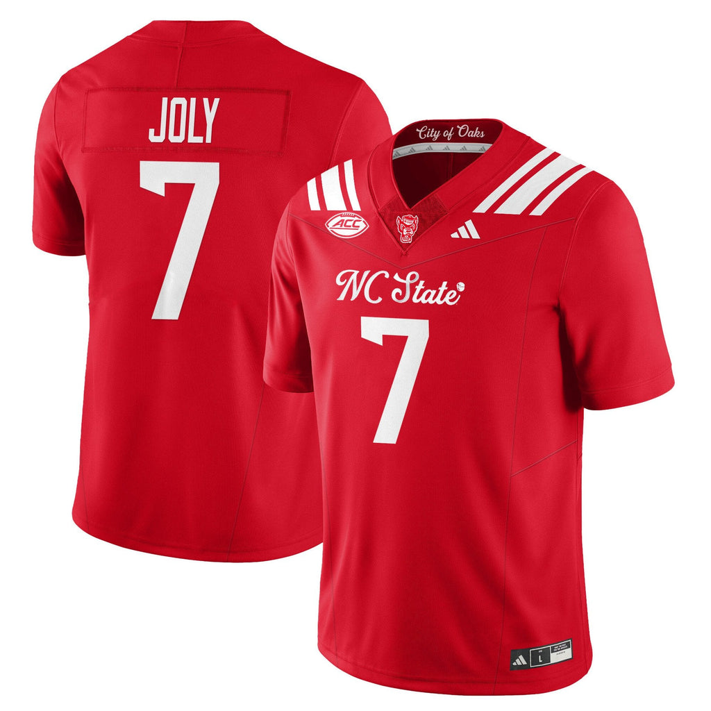 Justin Joly Jersey #7 State Wolfpack City of Oaks Vapor Limited Stitched Red