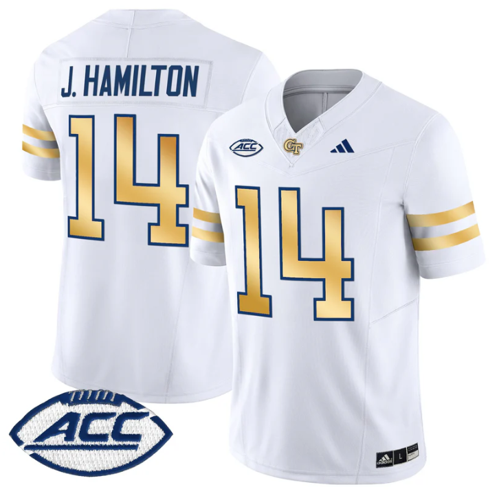 Joe Hamilton Jersey #14 Georgia Tech Yellow Jackets 2025 Stitched