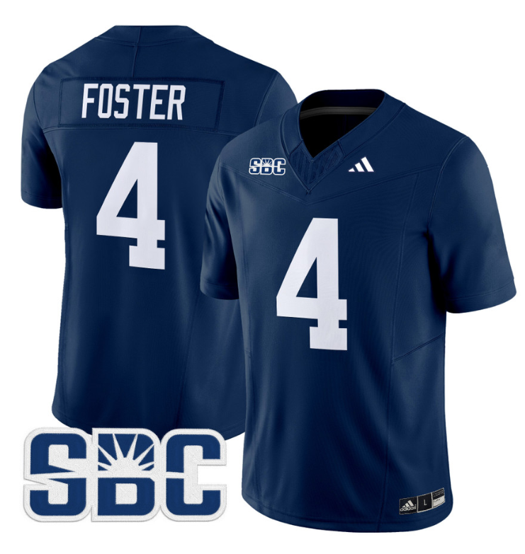 Jayson Foster Jersey #4 Georgia Southern Eagles 2024 Limited Stitched White