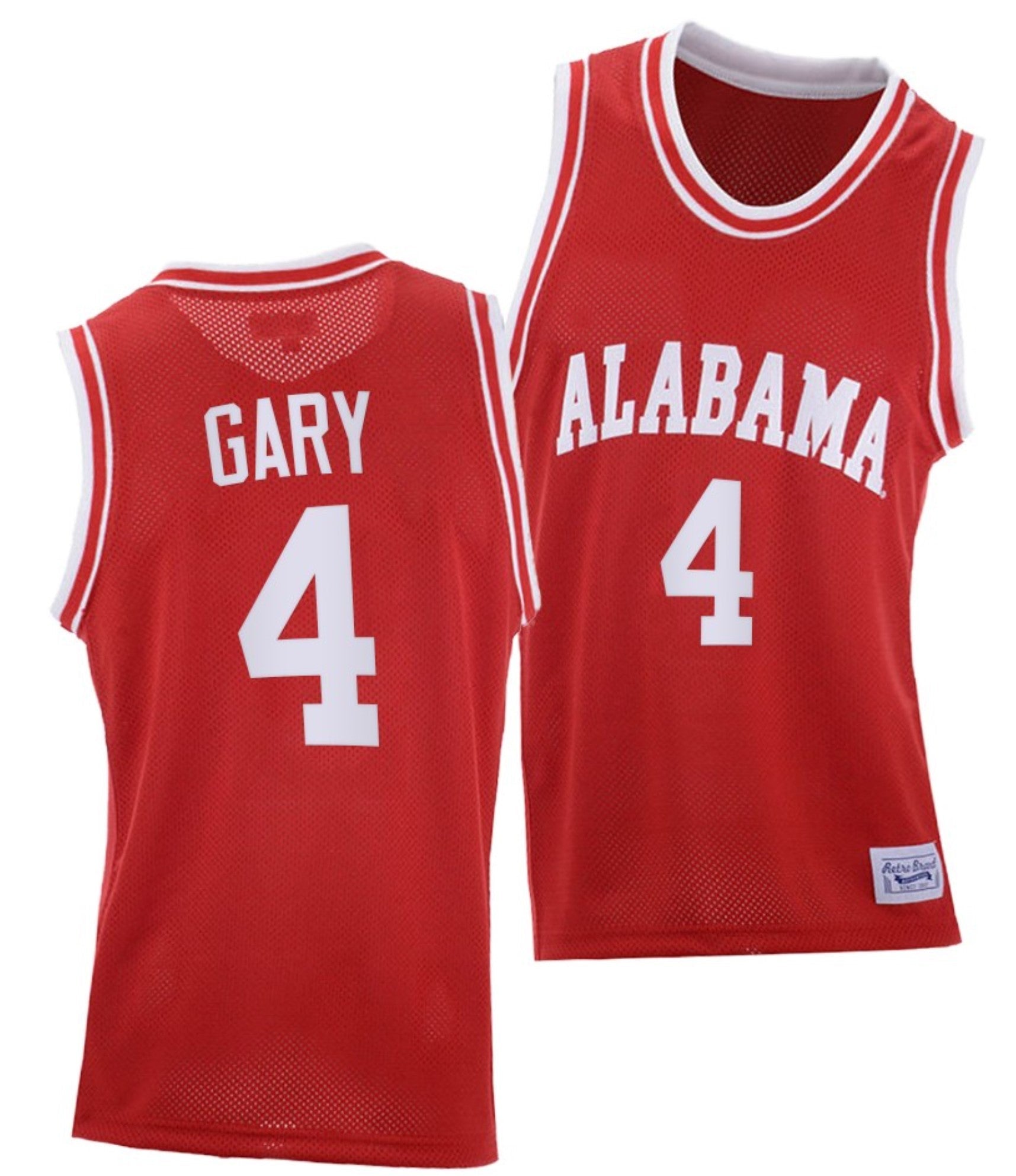 Juwan Gary Jersey Alabama Crimson Tide College Basketball Red Throwback #4