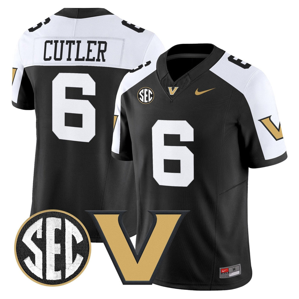 Jay Cutler Jersey #6 Vanderbilt Commodores 2025 Limited Stitched Alternate