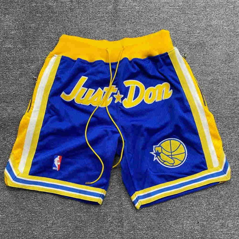 Golden State Warriors Retro Just Don Style 1995-1996 Shorts