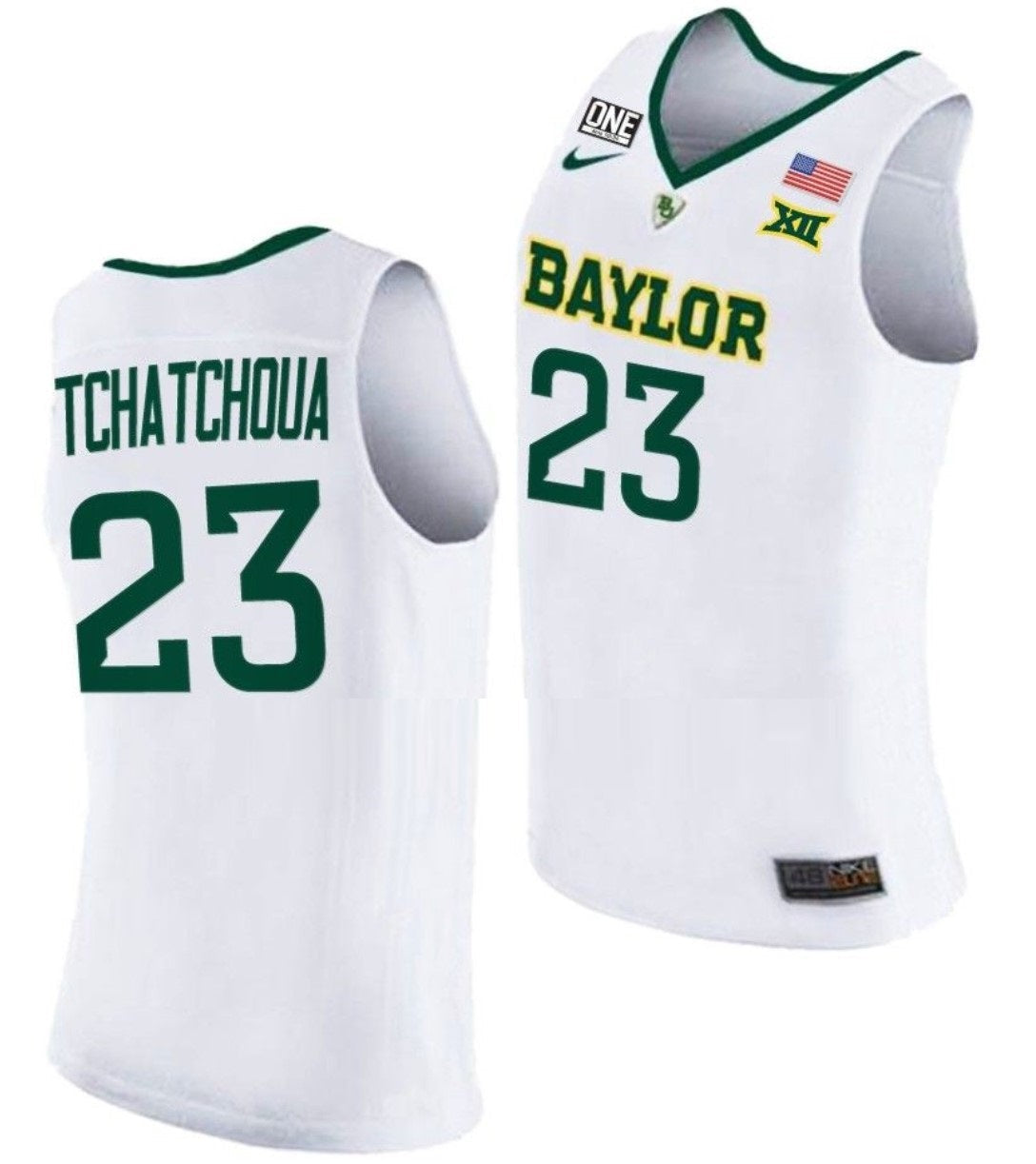 Jonathan Tchamwa Tchatchoua Jersey Baylor Bears College Basketball #23