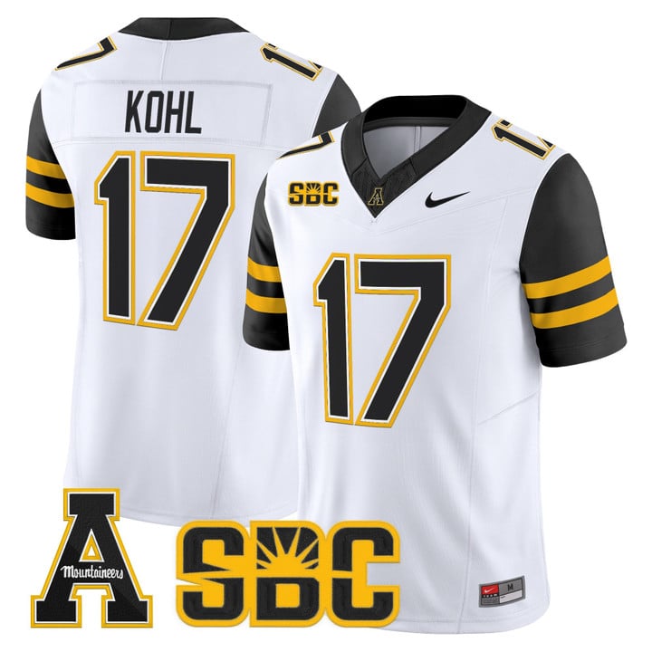 JJ Kohl Jersey #17 App State Mountaineers 2025 Vapor Limited Stitched