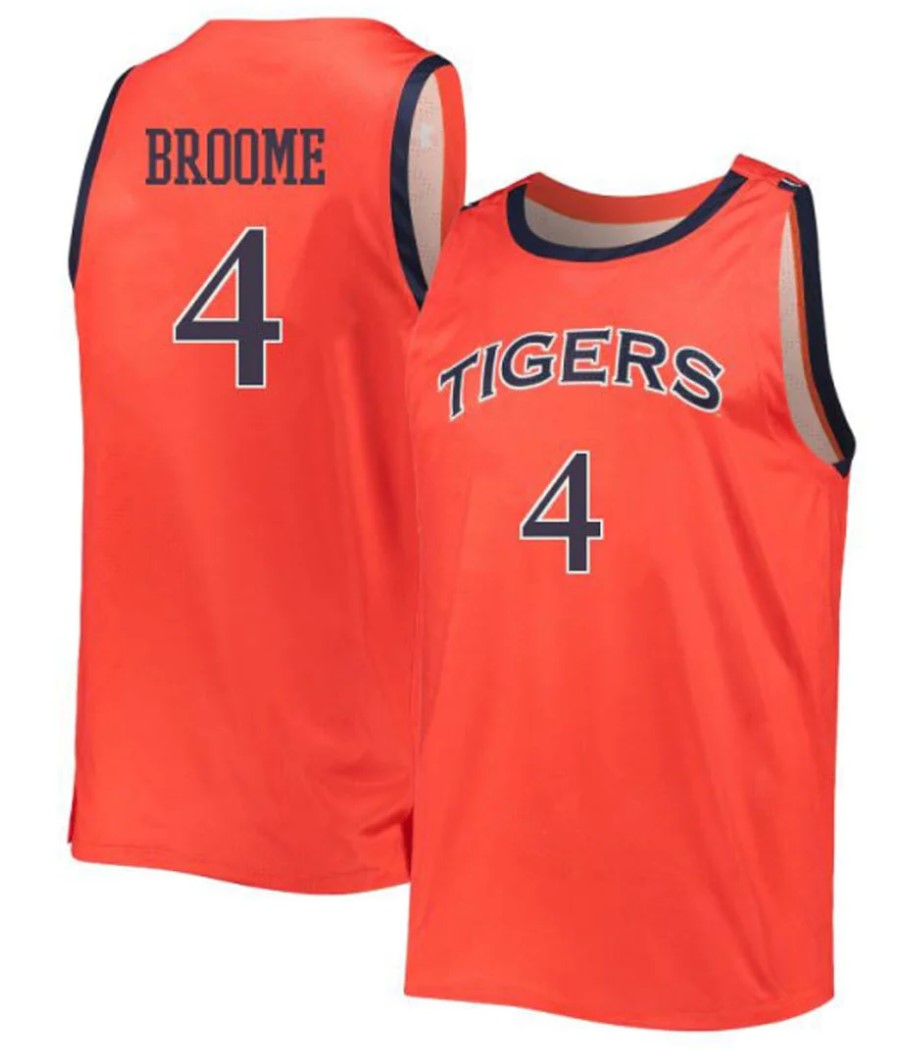 Johni Broome Jersey Auburn Tigers College Basketball #4