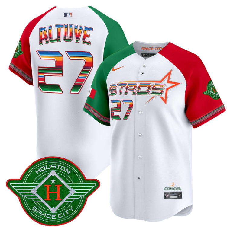 José Altuve Jersey #27 Astros 2025 City Connect Mexico Vapor Premier Limited Stitched Alternate