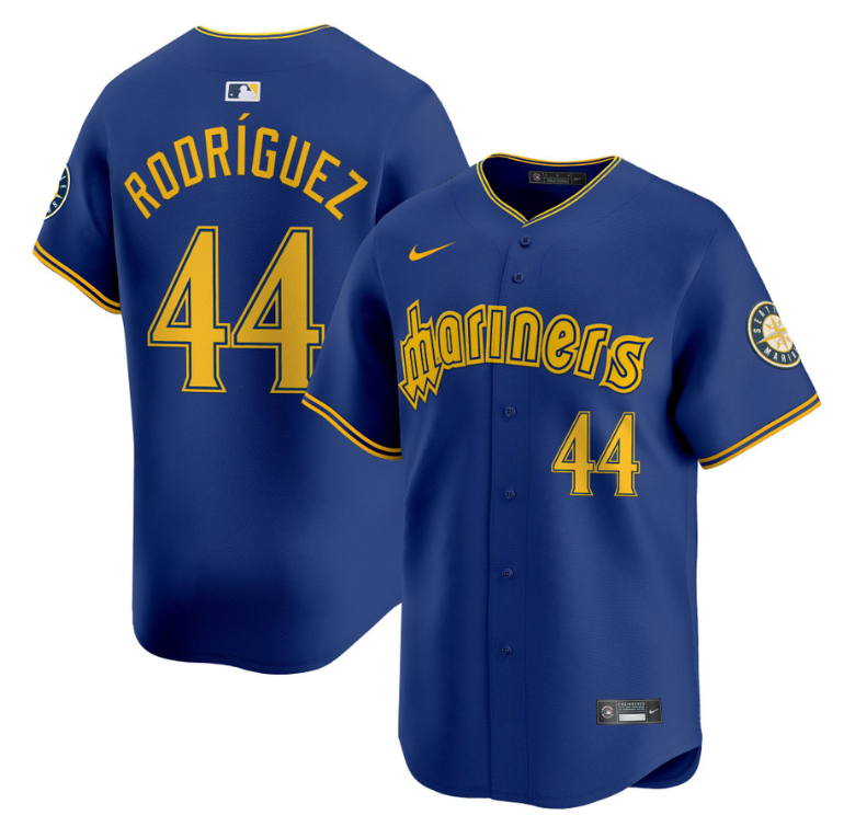 Julio Rodríguez Jersey #44 Seattle Mariners 2025 Vapor Premier Limited Stitched Blue