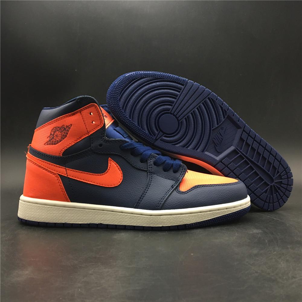 Air Jordan 1 Retro High Blue Void Turf Orange (W)