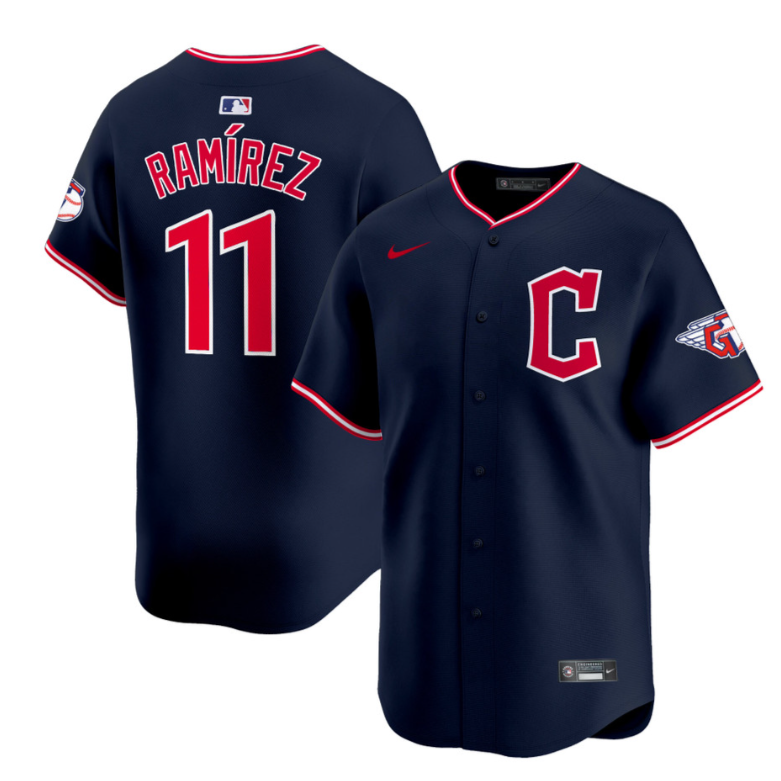 José Ramírez Jersey #11 Cleveland Guardians 2025 Vapor Premier Limited All Stitched White