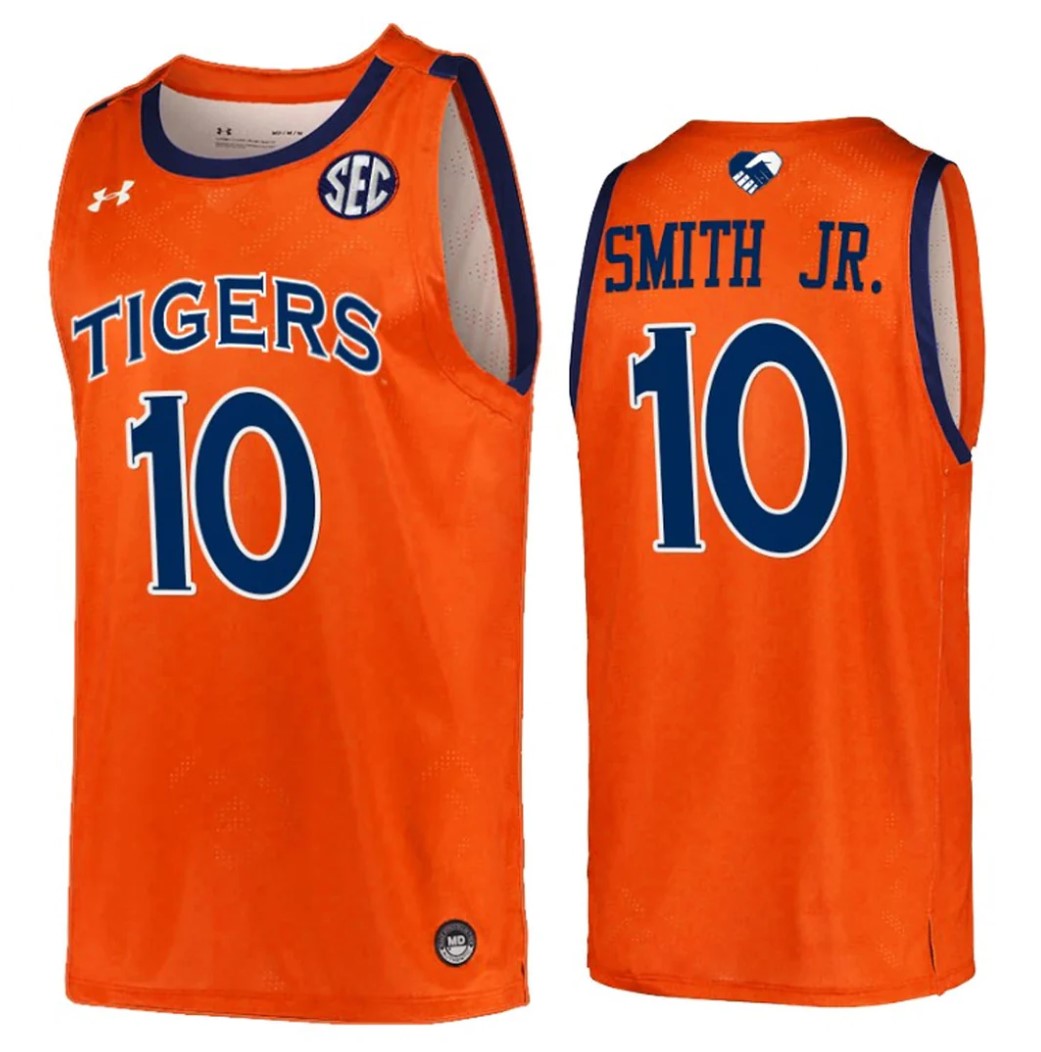 Jabari Smith Jr Jersey Auburn Tigers College Basketball #10