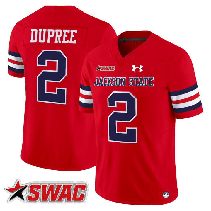 Ja'Naylon Dupree Jersey #2 Jackson State Tigers 2025 Limited Stitched