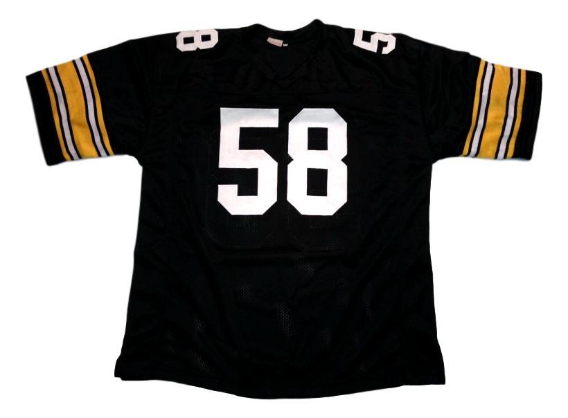 Jack Lambert Jersey #58 Custom Unsigned Football Stitched Black