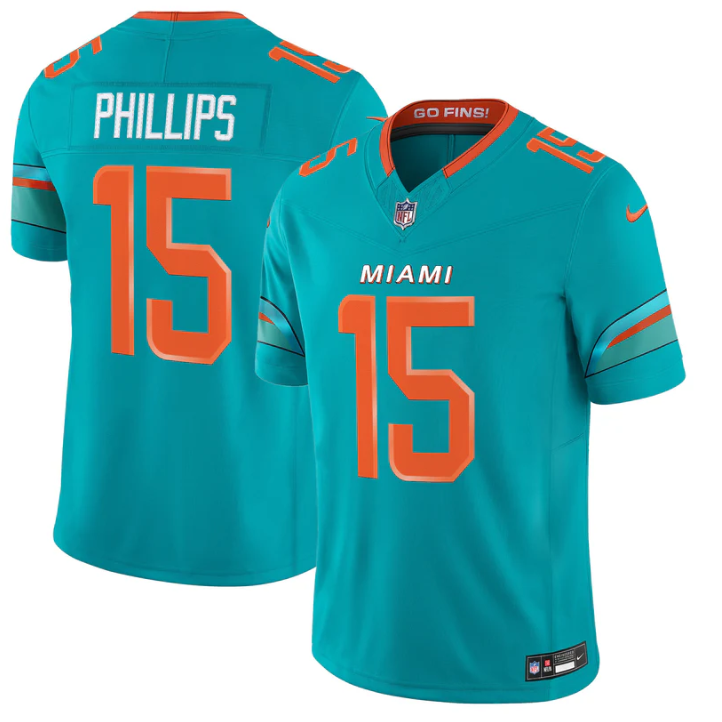 Jaelan Phillips Jersey #15 Rivalries 2025 Vapor Limited Stitched