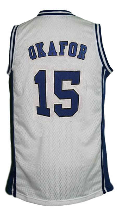 Jahlil Okafor Jersey #15 Duke College Basketball White (Copy)