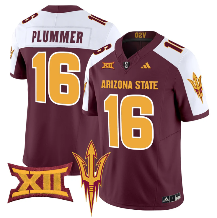 Jake Plummer Jersey #16 Arizona State Sun Devils 2025 Vapor Stitched