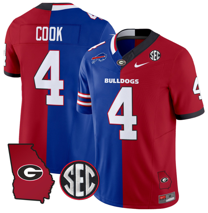 Matthew Stafford Jersey #7 Georgia Bulldogs Split Vapor Football Stitched