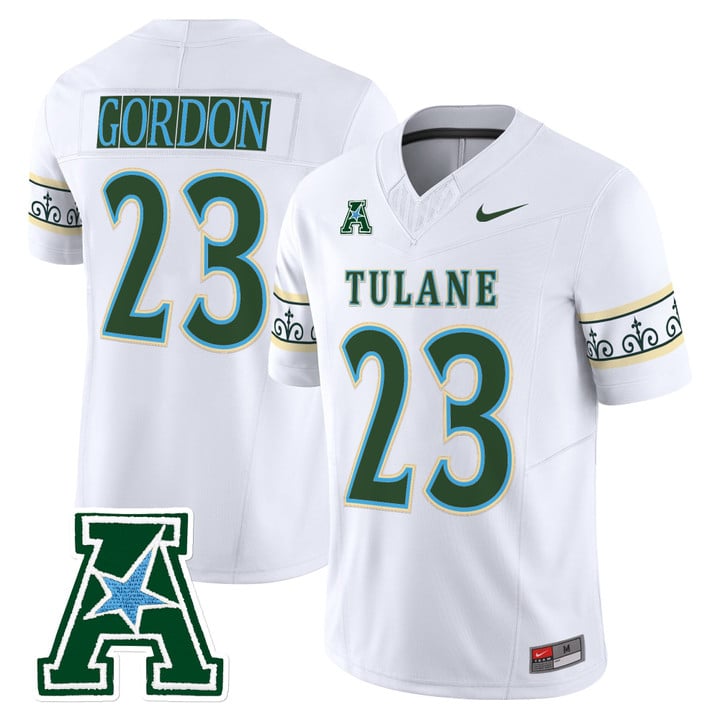 Javin Gordon Jersey #23 Tulane Green Wave 2025 City Edition Stitched