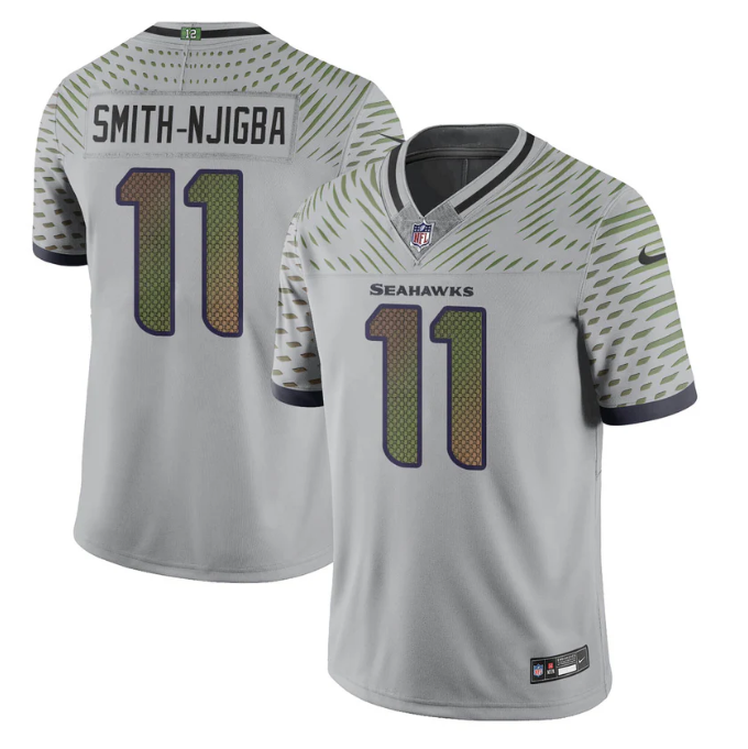 Jaxon Smith-Njigba Jersey #11 F.U.S.E. Football Limited Rivalry Series Stitched