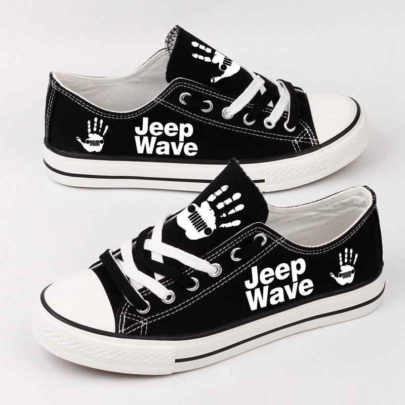 Jeep Canvas Sneakers Shoes For Men Women Fans