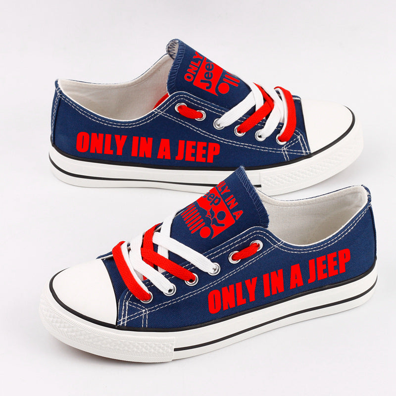 Jeep 1 Canvas Sneakers Shoes For Men Women Fans