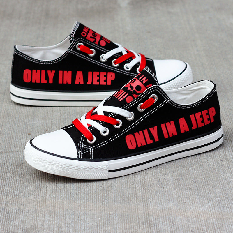Jeep 1 Canvas Sneakers Shoes For Men Women Fans