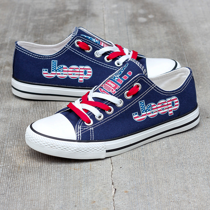 Jeep 2 Canvas Sneakers Shoes For Men Women Fans