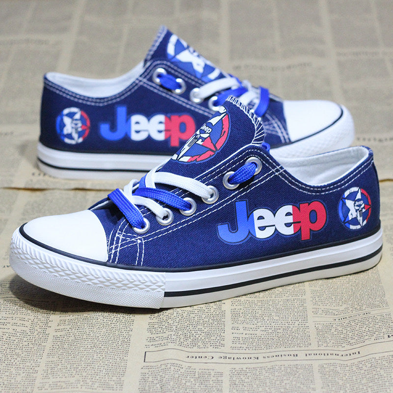 Jeep France Canvas Sneakers Shoes For Men Women Fans