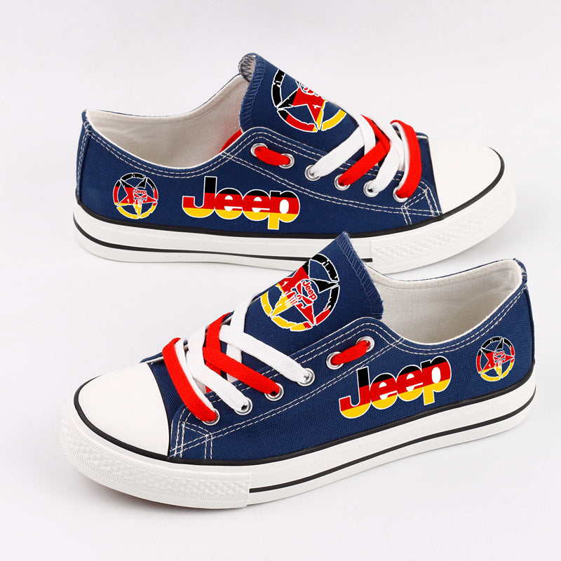 Jeep Germany Canvas Sneakers Shoes For Men Women Fans