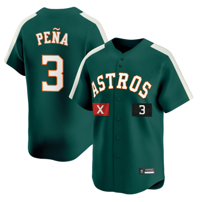 Jeremy Pena Jersey #3 Houston Astros Squid Game 2025 Vapor Limited Stitched