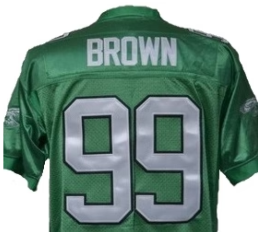 Jerome Brown Jersey Philadelphia Eagles Custom Throwback Football