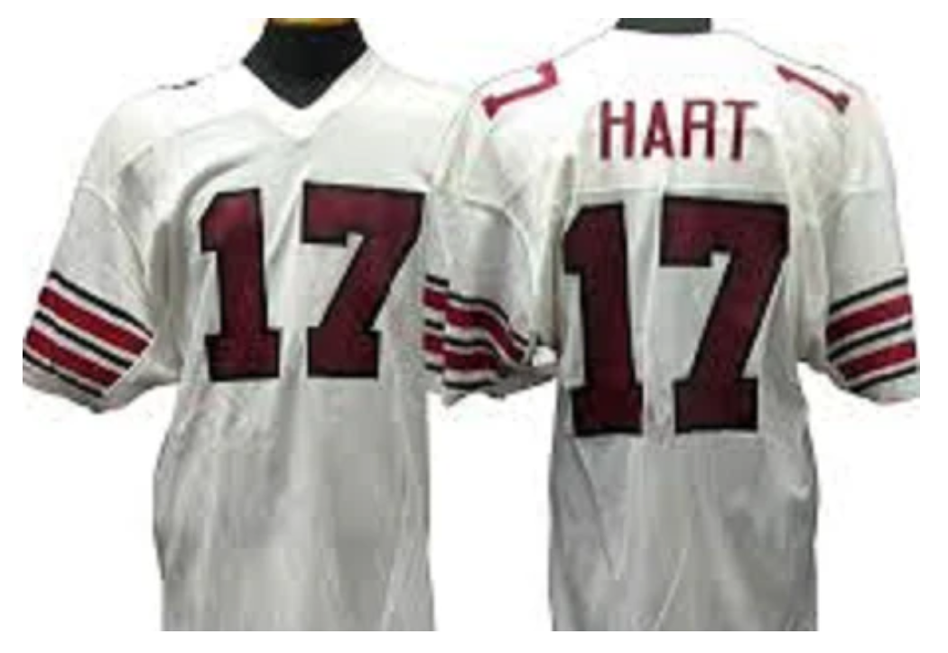 Jim Hart Jersey St. Louis Cardinals Custom Throwback Football White